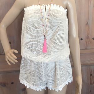LACE COVER UP ROMPER